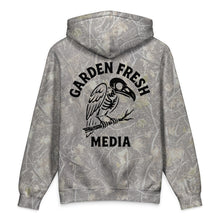 Load image into Gallery viewer, Garden Fresh Media Deadwood Camo Hoodie back graphic