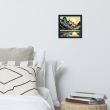 Load image into Gallery viewer, Framed photo paper poster
